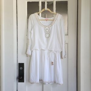Lilly Pulitzer Delisa Beaded White Dress